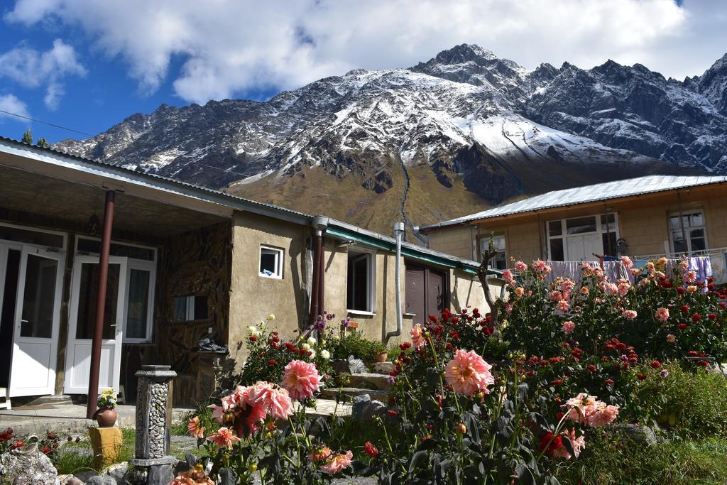 Qusha Guesthouse Meeting In The Mountains And Views Kazbegi Esterno foto